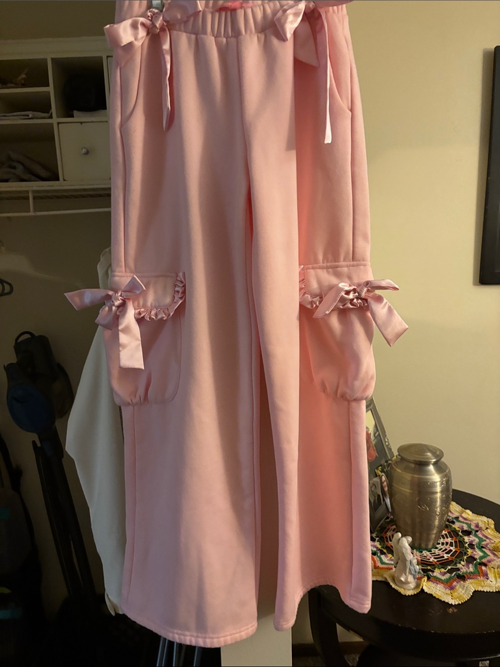 Sugar Thrillz Light Pink Bow Pocket Dress